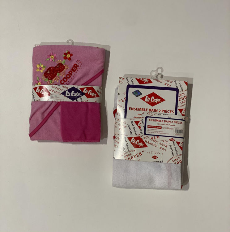 Picture of LC18170-9310, Boys/GirlS 2 Pieces Lee Cooper Bath Set -WHITE